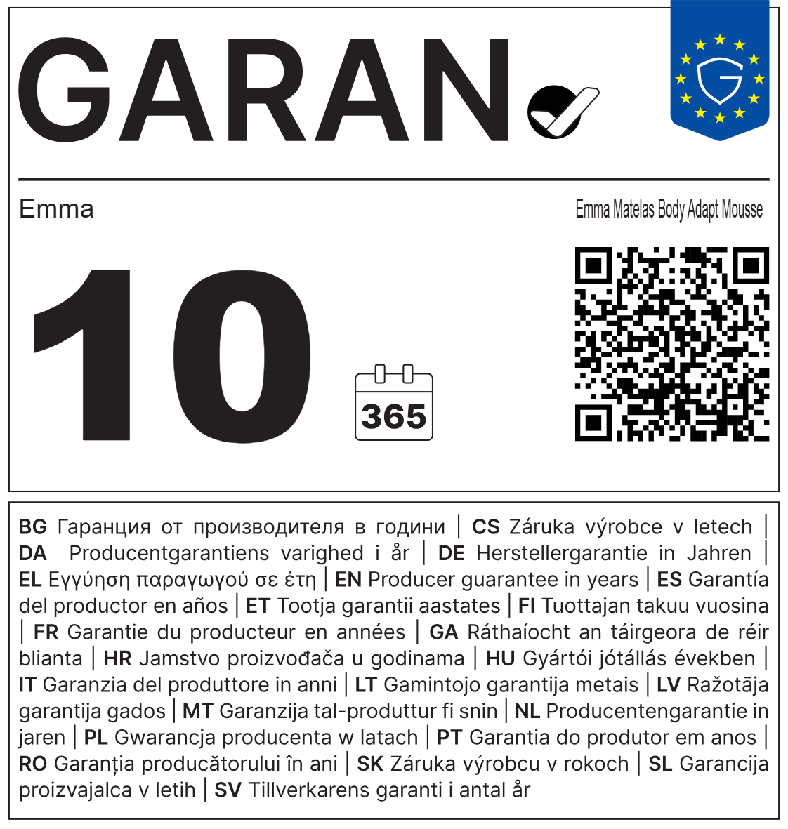 EMMA BODY ADAPT FOAM - Image alternative